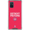 NBA Detroit Pistons Standard - Red Galaxy A71 5G Clear Case
