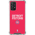 NBA Detroit Pistons Standard - Red Galaxy A72 5G Clear Case