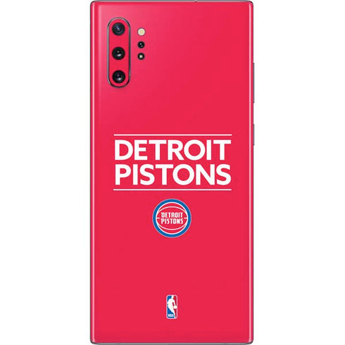 NBA Detroit Pistons Standard - Red Galaxy Note 10 Plus Skin
