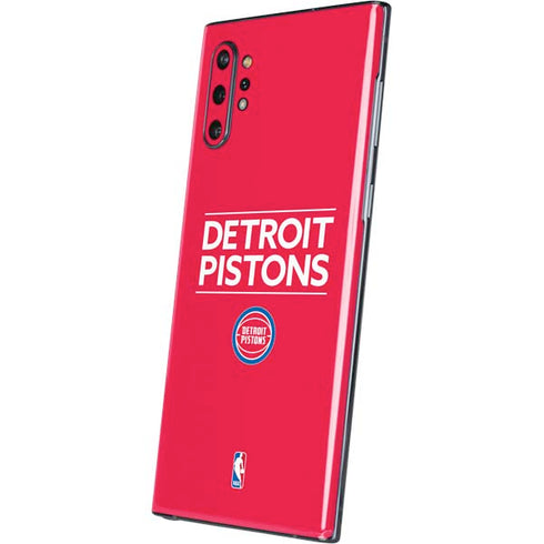 NBA Detroit Pistons Standard - Red Galaxy Note 10 Plus Skin