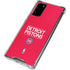NBA Detroit Pistons Standard - Red Galaxy Note20 5G Clear Case