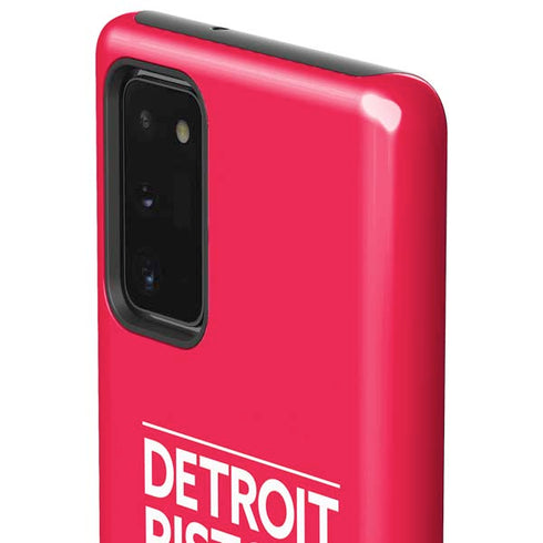 NBA Detroit Pistons Standard - Red Galaxy Note20 5G Pro Case