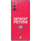 NBA Detroit Pistons Standard - Red Galaxy Note20 5G Skin