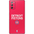 NBA Detroit Pistons Standard - Red Galaxy Note20 5G Skin