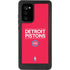 NBA Detroit Pistons Standard - Red Galaxy Note20 5G Waterproof Case