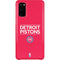 NBA Detroit Pistons Standard - Red Galaxy S20 Lite Case