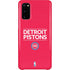 NBA Detroit Pistons Standard - Red Galaxy S20 Lite Case