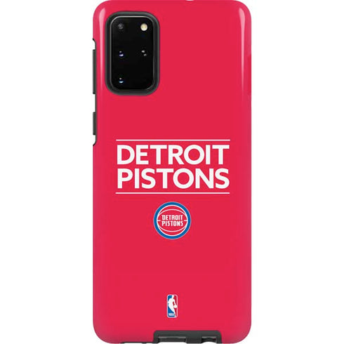 NBA Detroit Pistons Standard - Red Galaxy S20 Plus Pro Case