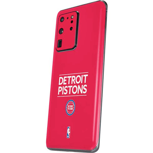 NBA Detroit Pistons Standard - Red Galaxy S20 Ultra 5G Skin