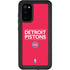 NBA Detroit Pistons Standard - Red Galaxy S20 Waterproof Case