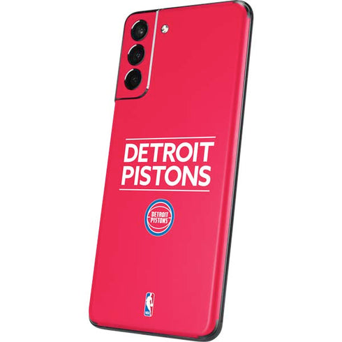 NBA Detroit Pistons Standard - Red Galaxy S21 5G Skin