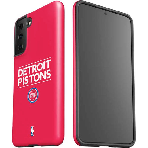 NBA Detroit Pistons Standard - Red Galaxy S21 FE Pro Case