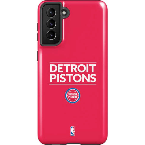 NBA Detroit Pistons Standard - Red Galaxy S21 Plus 5G Pro Case