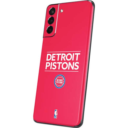 NBA Detroit Pistons Standard - Red Galaxy S21 Plus 5G Skin