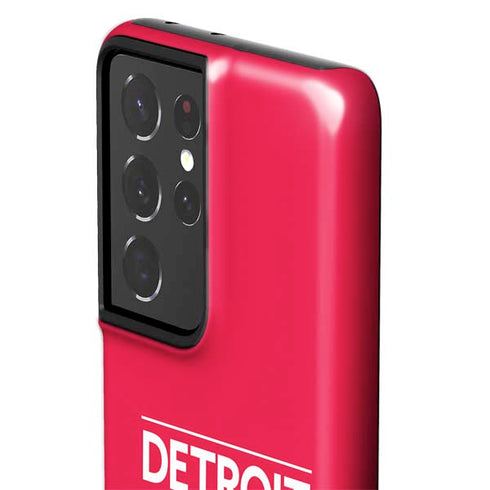 NBA Detroit Pistons Standard - Red Galaxy S21 Ultra 5G Pro Case