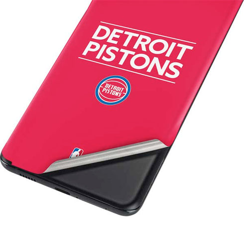 NBA Detroit Pistons Standard - Red Galaxy S21 Ultra 5G Skin