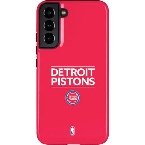 NBA Detroit Pistons Standard - Red Galaxy S22 Plus Pro Case
