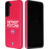 NBA Detroit Pistons Standard - Red Galaxy S22 Pro Case
