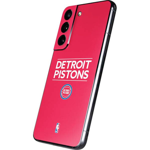 NBA Detroit Pistons Standard - Red Galaxy S22 Skin
