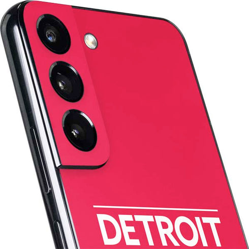 NBA Detroit Pistons Standard - Red Galaxy S22 Skin