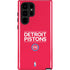 NBA Detroit Pistons Standard - Red Galaxy S22 Ultra Pro Case