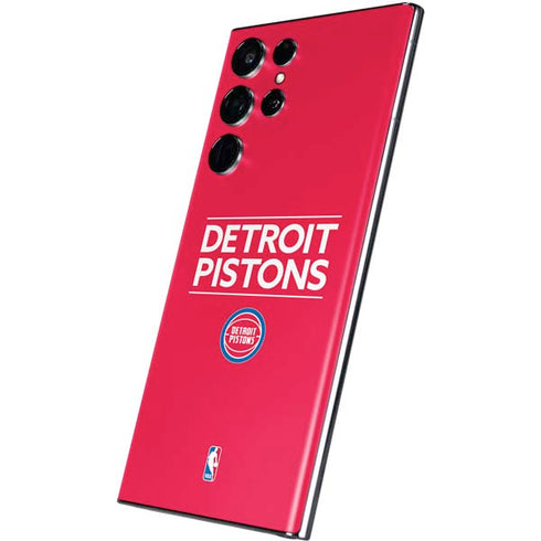 NBA Detroit Pistons Standard - Red Galaxy S22 Ultra Skin
