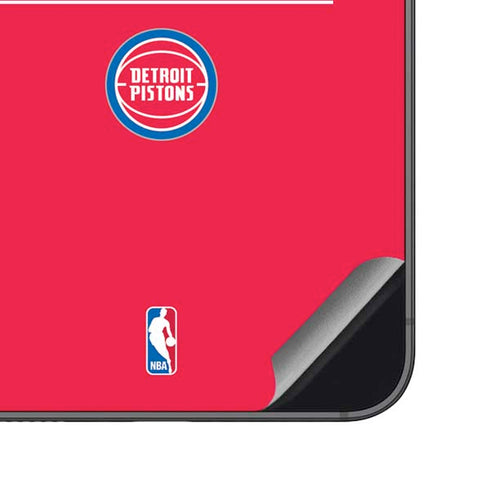 NBA Detroit Pistons Standard - Red Galaxy S23 FE Skin