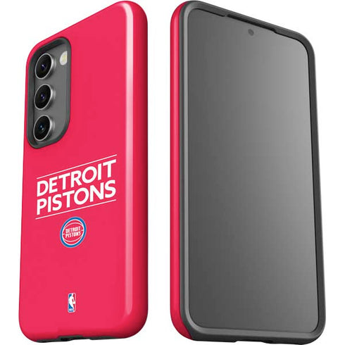 NBA Detroit Pistons Standard - Red Galaxy S23 Plus Pro Case