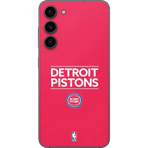 NBA Detroit Pistons Standard - Red Galaxy S23 Plus Skin