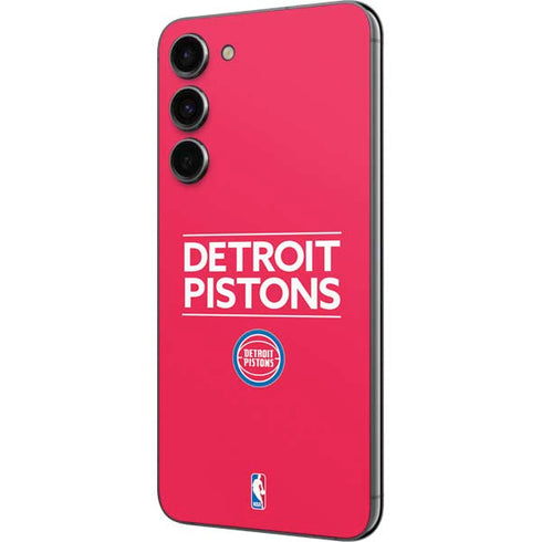 NBA Detroit Pistons Standard - Red Galaxy S23 Plus Skin