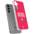 NBA Detroit Pistons Standard - Red Galaxy S24 Plus Clear Case