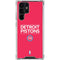 NBA Detroit Pistons Standard - Red Galaxy S24 Ultra Clear Case