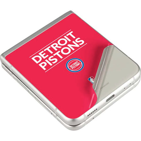 NBA Detroit Pistons Standard - Red Galaxy Z Flip3 5G Skin