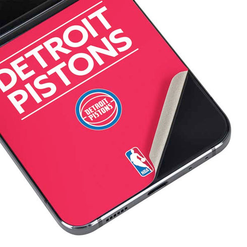NBA Detroit Pistons Standard - Red Galaxy Z Flip5 5G Skin