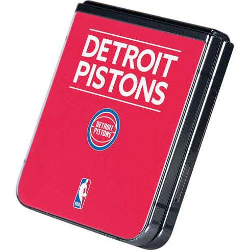 NBA Detroit Pistons Standard - Red Galaxy Z Flip5 5G Skin