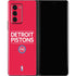 NBA Detroit Pistons Standard - Red Galaxy Z Fold2 5G Skin