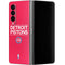 NBA Detroit Pistons Standard - Red Galaxy Z Fold4 5G Skin