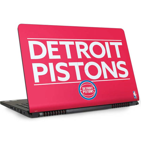 NBA Detroit Pistons Standard - Red Dell Inspiron Skin