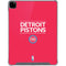 NBA Detroit Pistons Standard - Red iPad Pro 12.9in (2020) Clear Case