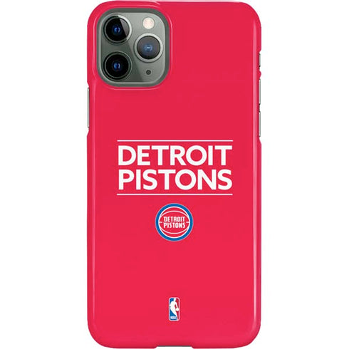 NBA Detroit Pistons Standard - Red iPhone 11 Pro Lite Case