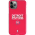 NBA Detroit Pistons Standard - Red iPhone 11 Pro Lite Case