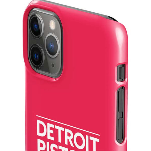 NBA Detroit Pistons Standard - Red iPhone 11 Pro Lite Case