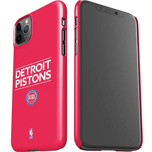 NBA Detroit Pistons Standard - Red iPhone 11 Pro Max Lite Case