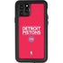 NBA Detroit Pistons Standard - Red iPhone 11 Pro Waterproof Case
