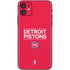 NBA Detroit Pistons Standard - Red iPhone 11 Skin