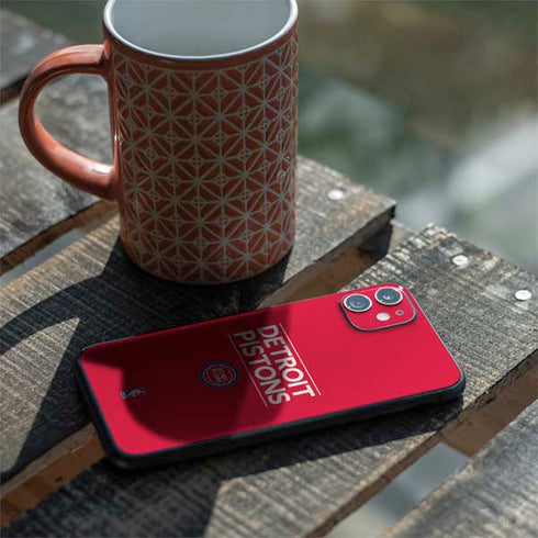 NBA Detroit Pistons Standard - Red iPhone 11 Skin