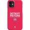 NBA Detroit Pistons Standard - Red iPhone 12 Mini Lite Case