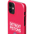 NBA Detroit Pistons Standard - Red iPhone 12 Mini Lite Case