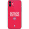 NBA Detroit Pistons Standard - Red iPhone 12 Mini Skin