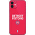 NBA Detroit Pistons Standard - Red iPhone 12 Mini Skin